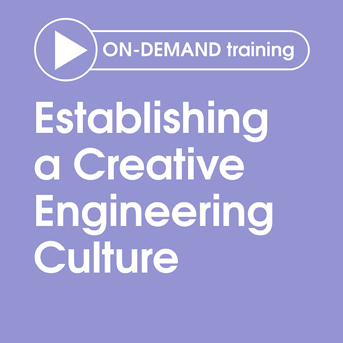 Establishing a Creative Engineering Culture - Full series for multiple users