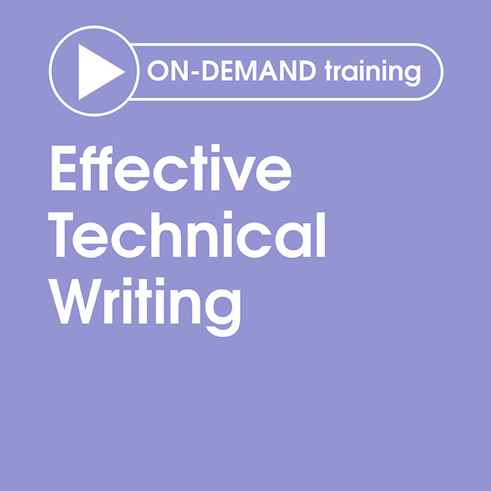 Effective Technical Writing - Full series for multiple users