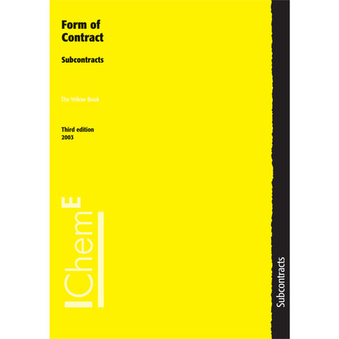 The Yellow Book, Subcontracts, 3rd Edition, 2003, Printable PDF