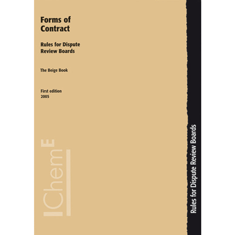 The Beige Book, Rules for Dispute Review Boards, 1st Edition, 2005, view-only PDF