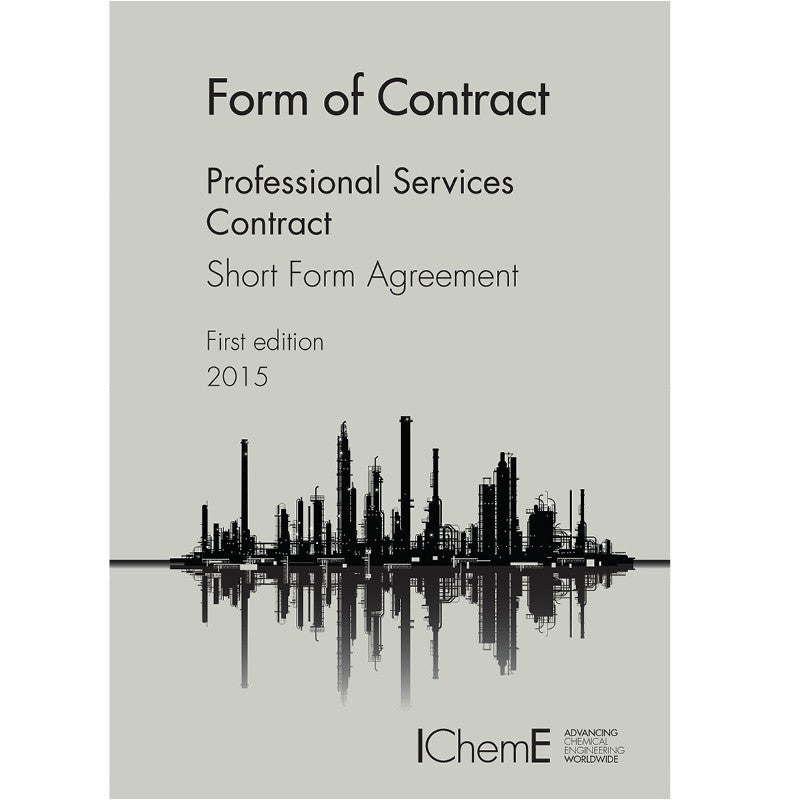 The Silver Book Short Form - Professional Services Contract, 1st Edition, 2016, Printable PDF